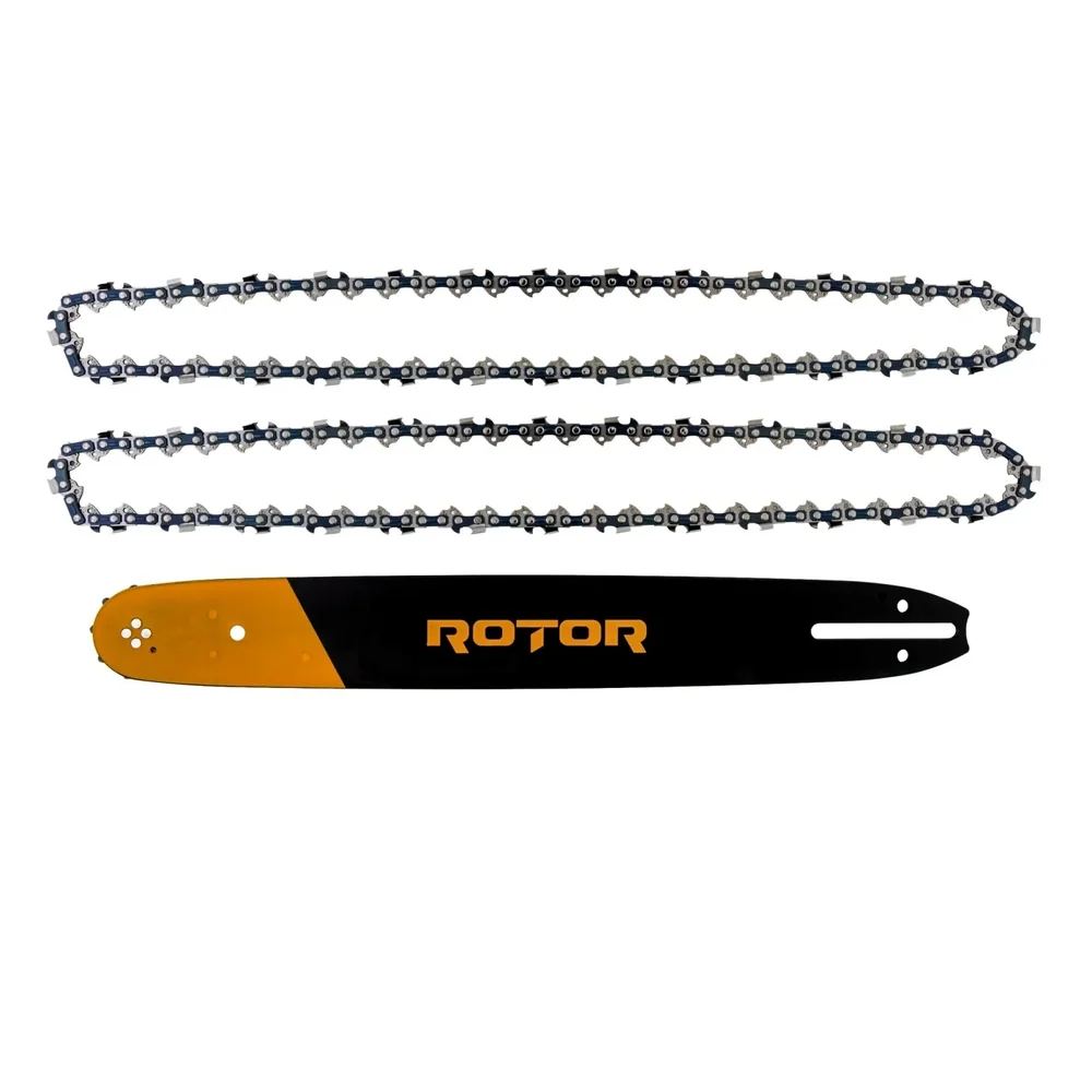 Accesorii și Consumabile pentru drujbe - Set lamă + 2 lanțuri drujbă 45 cm / 18", pas 0.325", 72 pinteni, 36 dinți