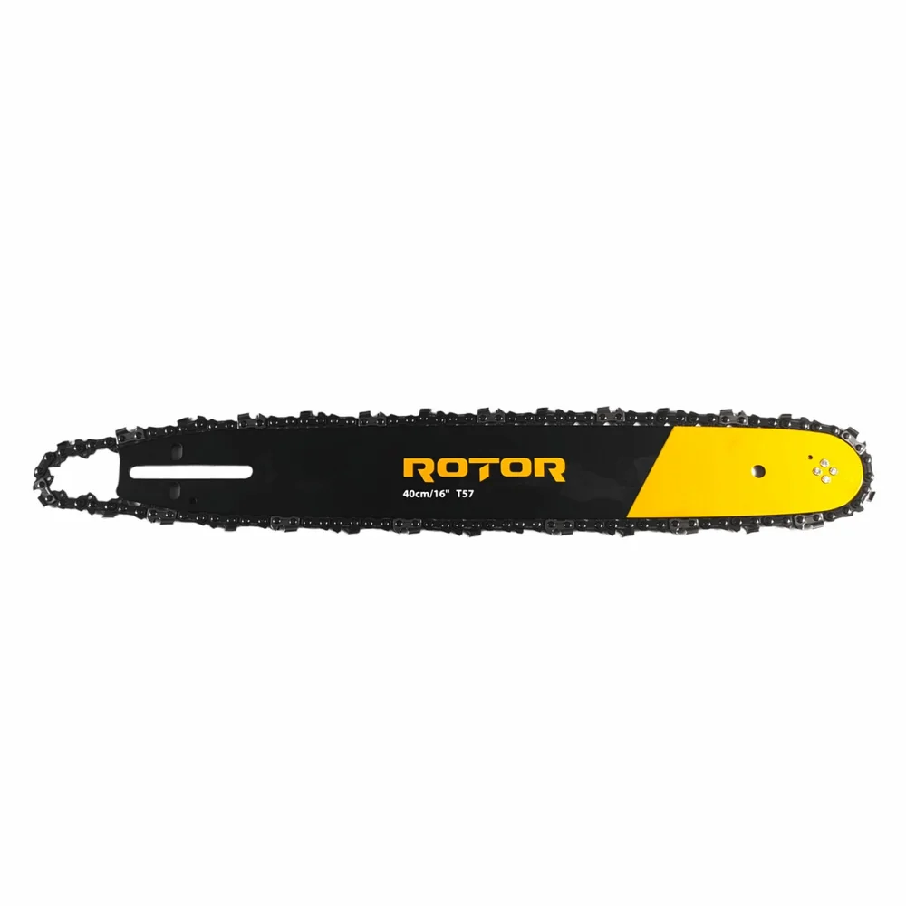 Accesorii și Consumabile pentru drujbe - Set lamă + 2 lanțuri drujbă 40 cm / 16", pas 3/8", 57 pinteni, 28 dinți