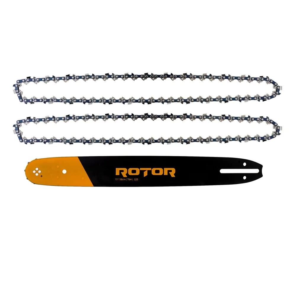 Accesorii și Consumabile pentru drujbe - Set lamă + 2 lanțuri drujbă 40 cm / 16", pas 0.325", 64 pinteni, 32 dinți