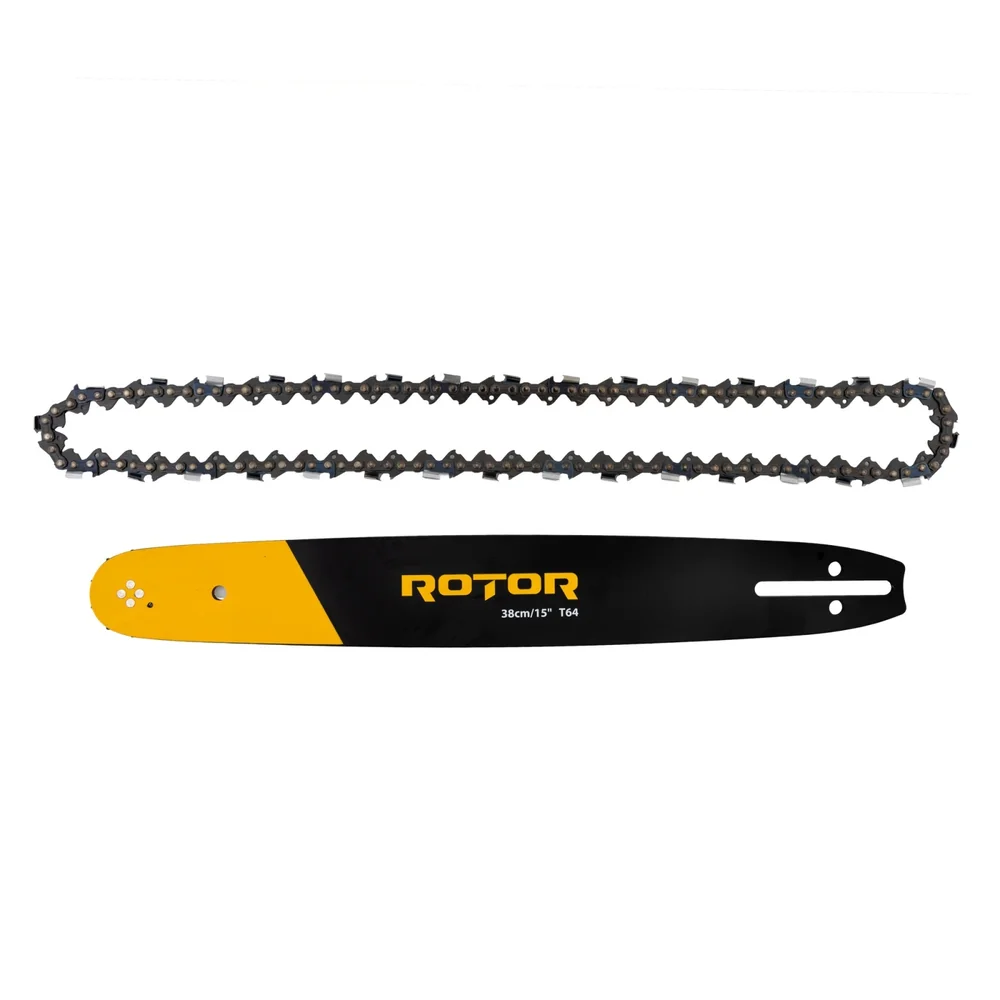 Accesorii și Consumabile pentru drujbe - Set lamă + lanț motoferăstrău 38 cm / 15", pas 0.325", canal 1,5 mm, 32 dinți, 64 pinteni