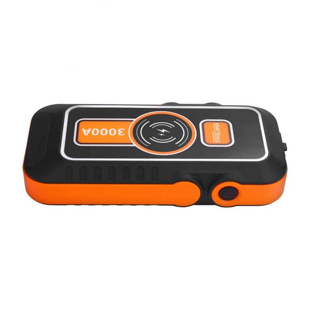 Starter auto + baterie externă 16000 mAh, 800 A pornire, 3000 A maxim, 12 V, Qi 15 W, KD5493 [1]