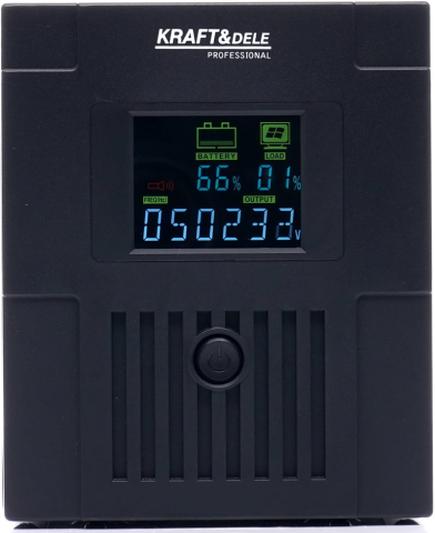 Sursă de Alimentare Neîntreruptibilă (UPS) 1500VA, 900W, Afișaj LCD, Timp Transfer 4-8ms, Autonomie și Protecție Echipamente [1]