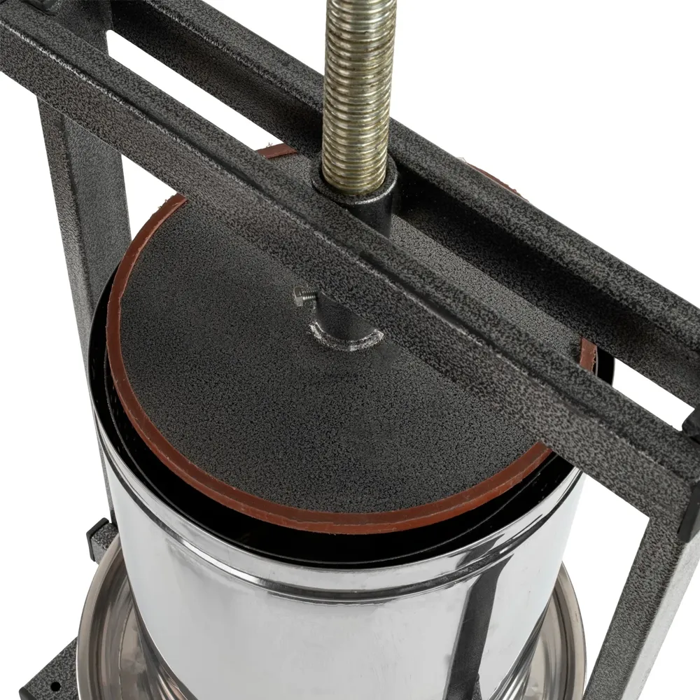 Teasc manual pentru struguri și fructe 20 L, inox, cu sac tescovină [2]