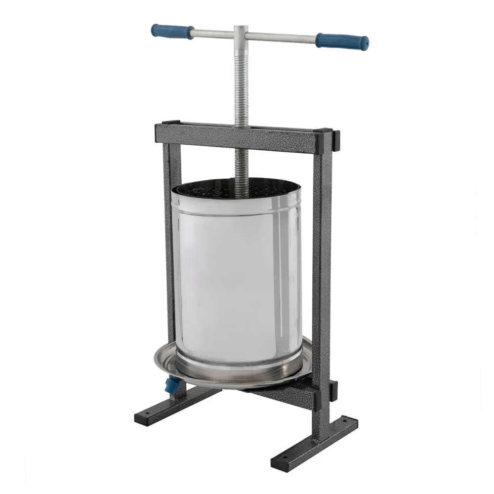 Teasc manual pentru struguri și fructe 20 L, inox, cu sac tescovină [1]