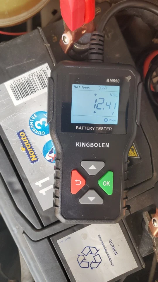 Tester auto baterii KINGBOLEN BM550, compatibil cu, motociclete, autoturisme, camioane, utilitare tensiune 6/12V/24V capacitate baterie 2Ah-220Ah [5]