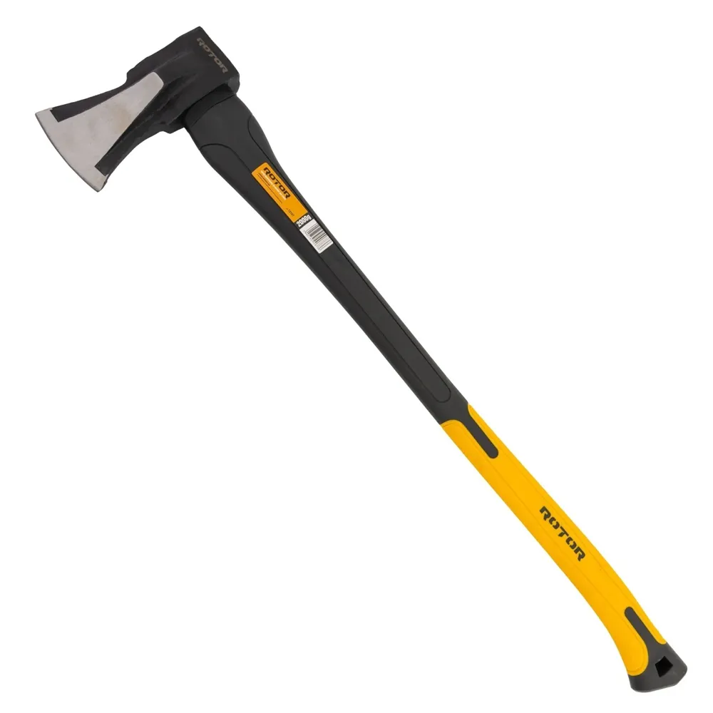 Topoare și unelte pentru despicat lemne - Topor despicator 2000 g cu mâner din fibră, lungime 75 cm