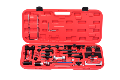 Truse scule reparatii Auto - Trusă Profesională Blocare Distribuție VAG - 36 Piese, Motoare 1.2 12V, 1.9, 2.0 TDI, Benzina și Diesel