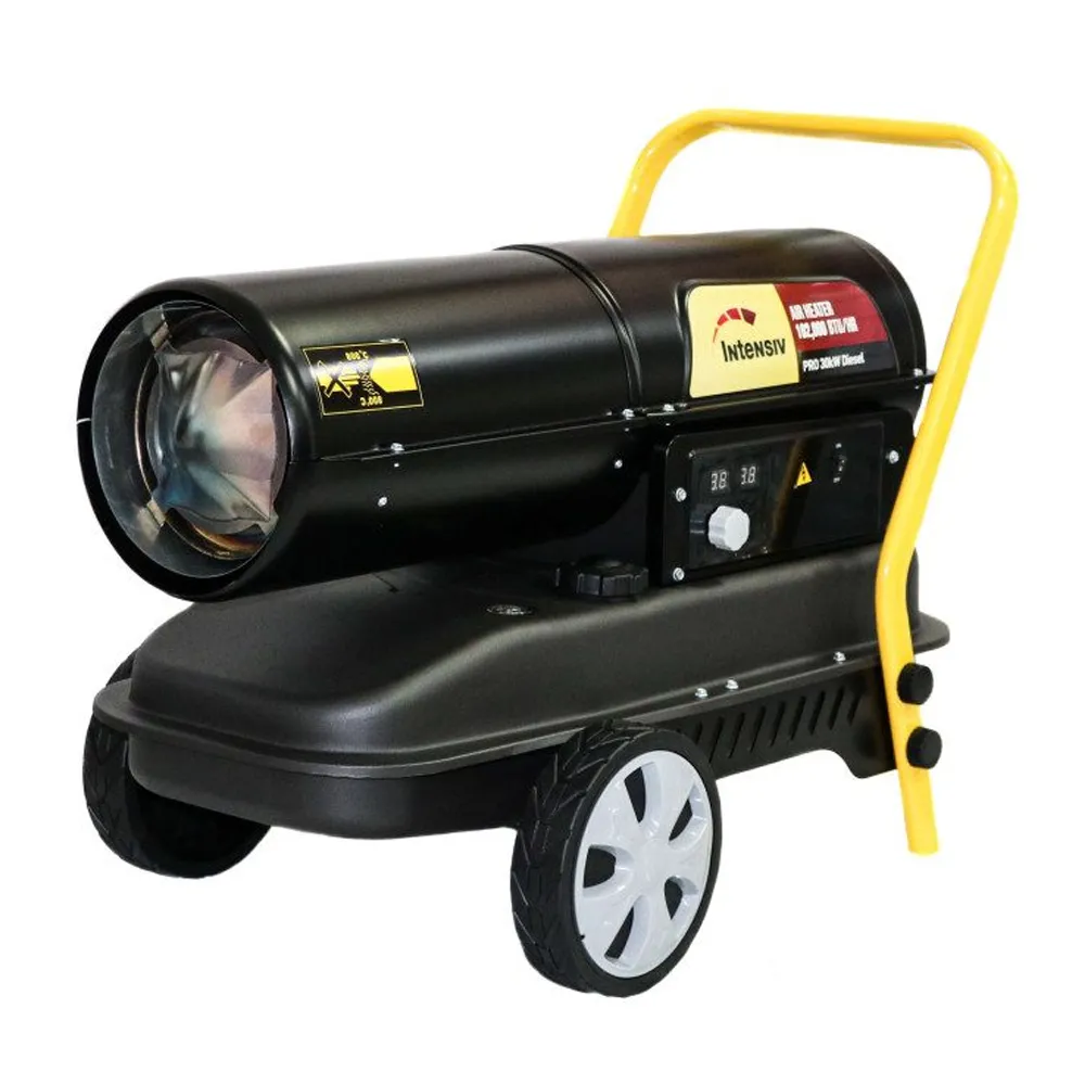 Aeroterme - Tun de căldură pe motorină 30 kW, debit aer 750 m³/h, termostat reglabil și afișaj digital, PRO 30 kW Diesel