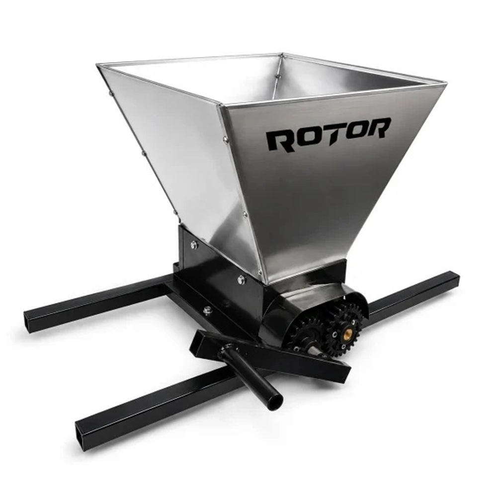 OFERTA ZILEI - Zdrobitor manual de struguri, cuvă 28 L, productivitate 180 kg/h, cuvă din inox, HGP-50S