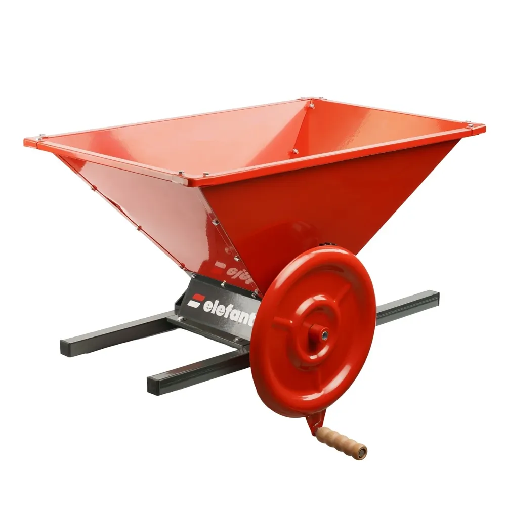OFERTA ZILEI - Zdrobitor manual pentru struguri 55 L, cuvă din oțel, tambur din aluminiu, MGC-1