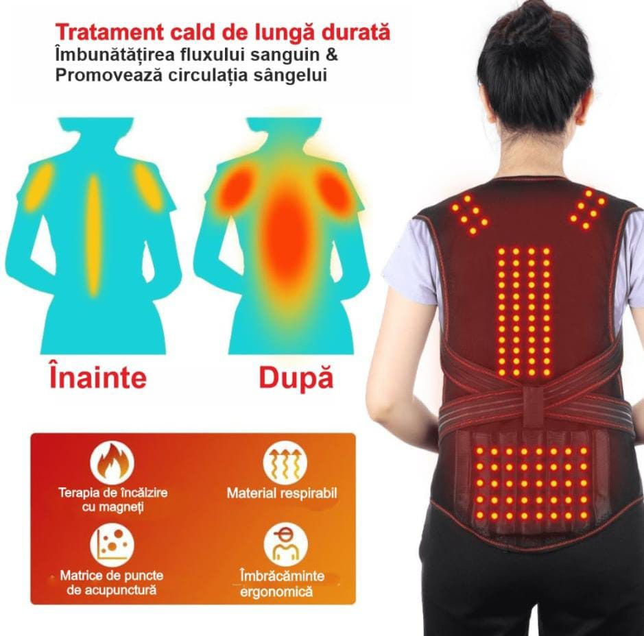 VESTĂ TURMALINĂ CU FUNCȚIE DE CORECTOR PENTRU SPATE [4]