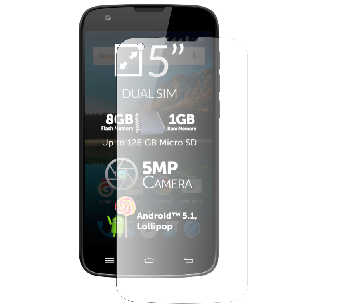 Allview A7 Lite Folie Protectie 9H [1]