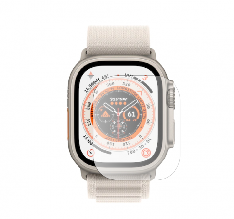 FOLIE PROTECȚIE SMARTWATCH - Apple Watch Ultra - Folie protectie Compatibila, Set 2 Buc