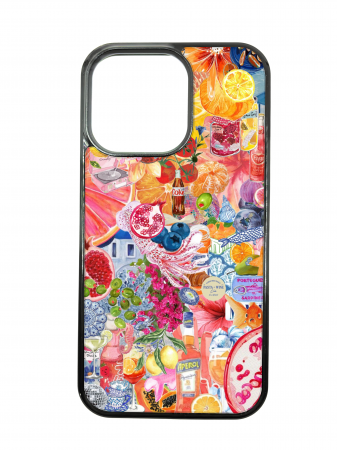 COLECTII DE HUSE ELENCASE - Husa ELENCASE, Ciao Bella, Laterale Soft Grip TPU si Spate Hard PC, Slim, Margini Ridicate pentru Protectia Ecranului si a Camerelor