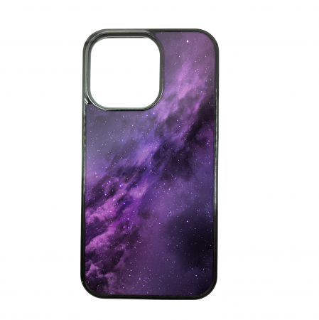 COLECTII DE HUSE ELENCASE - Husa ELENCASE, Cosmos Pink, Laterale Soft Grip TPU si Spate Hard PC, Slim, Margini Ridicate pentru Protectia Ecranului si a Camerelor