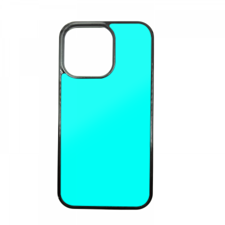 COLECTII DE HUSE ELENCASE - Husa ELENCASE, CYAN, Laterale Soft Grip TPU si Spate Hard PC, Slim, Margini Ridicate pentru Protectia Ecranului si a Camerelor