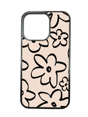 COLECTII DE HUSE ELENCASE - Husa ELENCASE, Floral Fusion, Laterale Soft Grip TPU si Spate Hard PC, Slim, Margini Ridicate pentru Protectia Ecranului si a Camerelor