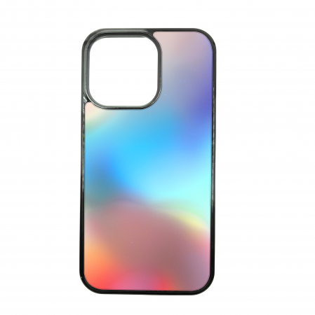 Glam - Husa ELENCASE, Glam Splash, Laterale Soft Grip TPU si Spate Hard PC, Slim, Margini Ridicate pentru Protectia Ecranului si a Camerelor
