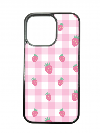 COLECTII DE HUSE ELENCASE - Husa ELENCASE, Sweet berries, Laterale Soft Grip TPU si Spate Hard PC, Slim, Margini Ridicate pentru Protectia Ecranului si a Camerelor