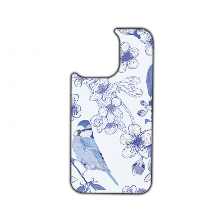 Husa si Plate MagChange - MagChange Plate, Blue Floral Haven, Spate Interschimbabil