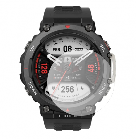 FOLIE PROTECȚIE SMARTWATCH - Smartwatch Amazfit Watch T-Rex 2 - Folie protectie Compatibila, Set 2 Buc