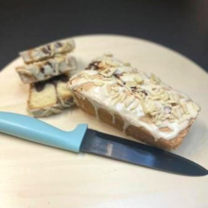 Chec artizanal glazurat cu fulgi MIGDALE, 350 g [9]