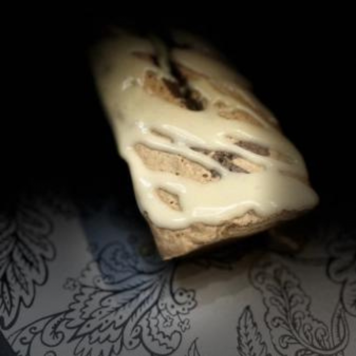 Chec artizanal glazurat cu fulgi MIGDALE, 600 g [2]