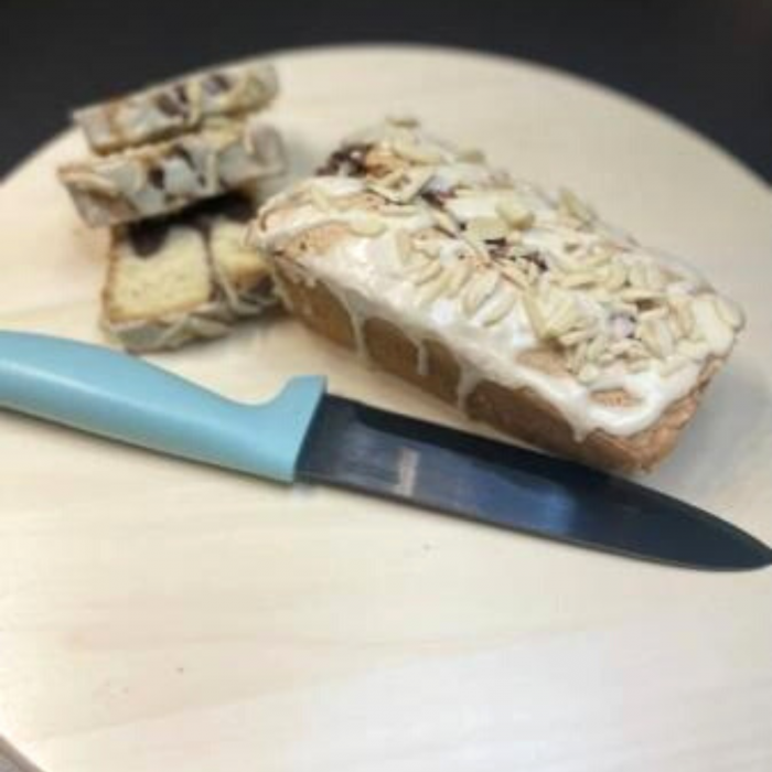 Chec artizanal glazurat cu fulgi MIGDALE, 600 g [5]