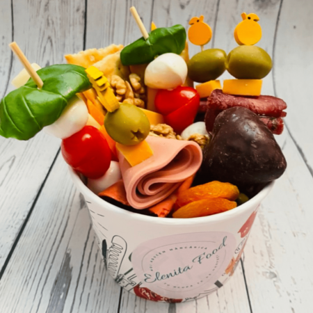Charcuterie  Bowl Mixt: non-vegan & vegan