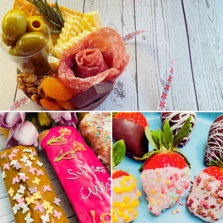 Checuri simple - Combo for 2 cu Charcuterie Snack, Checuri si Capsuni glasate