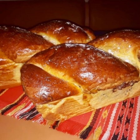 Cozonaci artizanali - Cozonac Traditional romanesc si Moldovenesc cu nuca,cacao