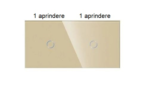 Intrerupator tactil 2 doze configurabil (simplu, dublu, triplu, cap scara, dimabil, etc.) [5]