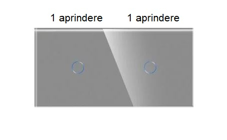Intrerupator tactil 2 doze configurabil (simplu, dublu, triplu, cap scara, dimabil, etc.) [5]