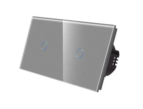 Intrerupator tactil 2 doze configurabil (simplu, dublu, triplu, cap scara, dimabil, etc.) [1]