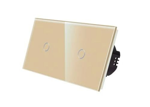 Intrerupator tactil 2 doze configurabil (simplu, dublu, triplu, cap scara, dimabil, etc.) [1]