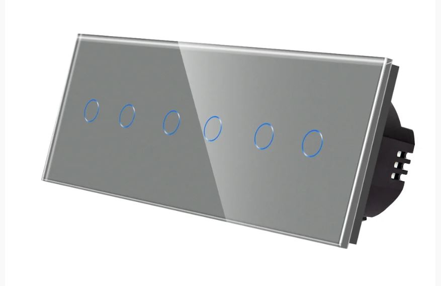 Intrerupator tactil 3 doze configurabil (simplu, dublu, triplu, cap scara, dimabil, etc.) [5]