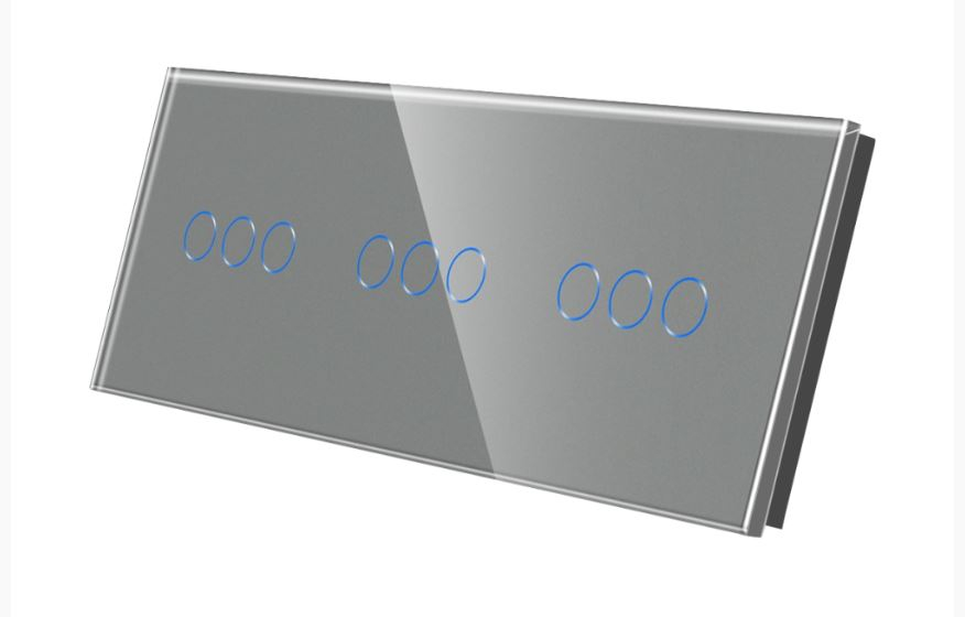 Intrerupator tactil 3 doze configurabil (simplu, dublu, triplu, cap scara, dimabil, etc.) [6]