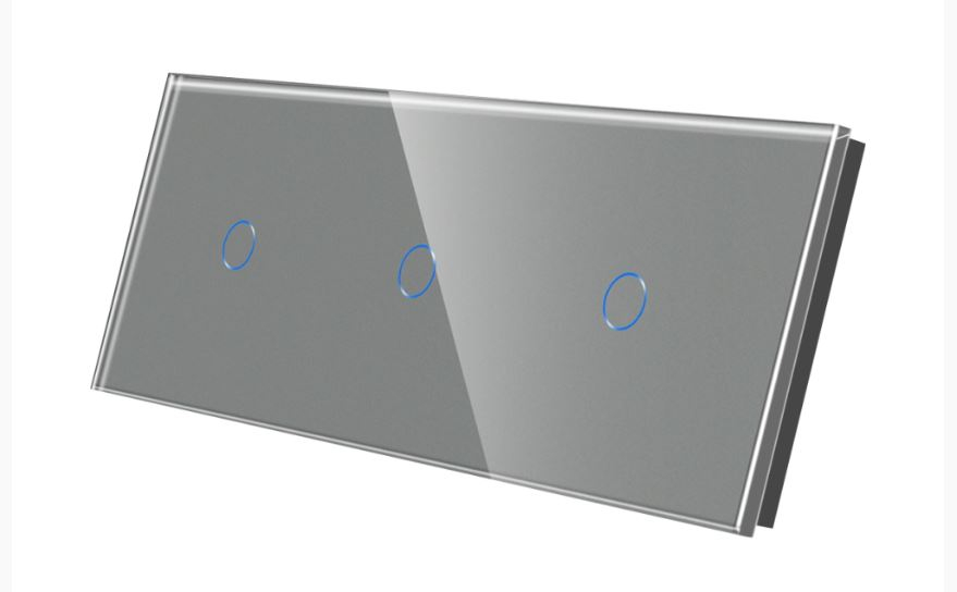 Intrerupator tactil 3 doze configurabil (simplu, dublu, triplu, cap scara, dimabil, etc.) [1]
