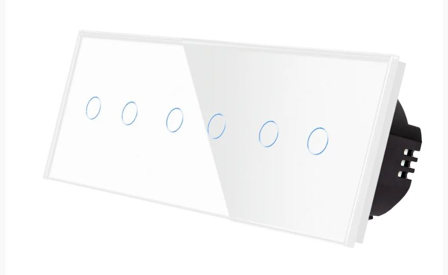 Intrerupator tactil 3 doze configurabil (simplu, dublu, triplu, cap scara, dimabil, etc.) [5]