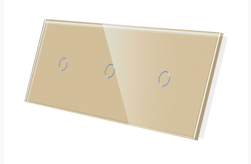 Intrerupator tactil 3 doze configurabil (simplu, dublu, triplu, cap scara, dimabil, etc.) [1]