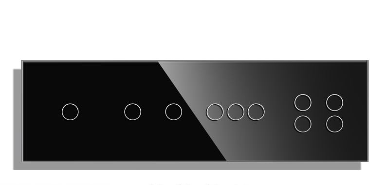 Intrerupator tactil 4 doze configurabil (simple, cap scar/cruce, prize cu wifi, etc). [3]