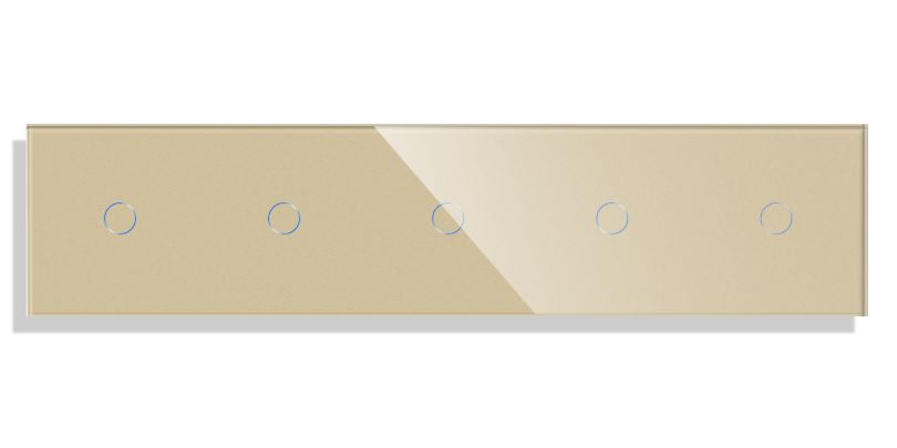 Intrerupator tactil 5 doze configurabil (simple, cap scar/cruce, prize cu wifi, etc). [1]