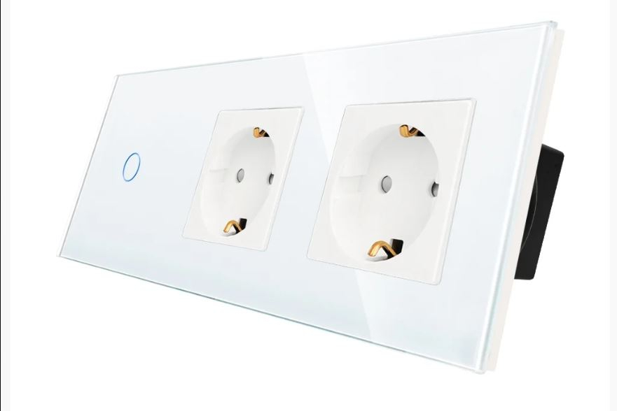 Intrerupator tactil + priza 3 doze configurabil (simple, cap scar/cruce, prize cu wifi, etc). [1]