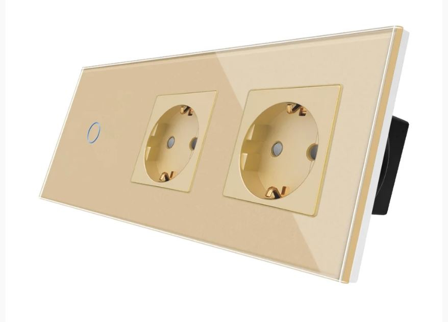 Intrerupator tactil + priza 3 doze configurabil (simple, cap scar/cruce, prize cu wifi, etc). [1]
