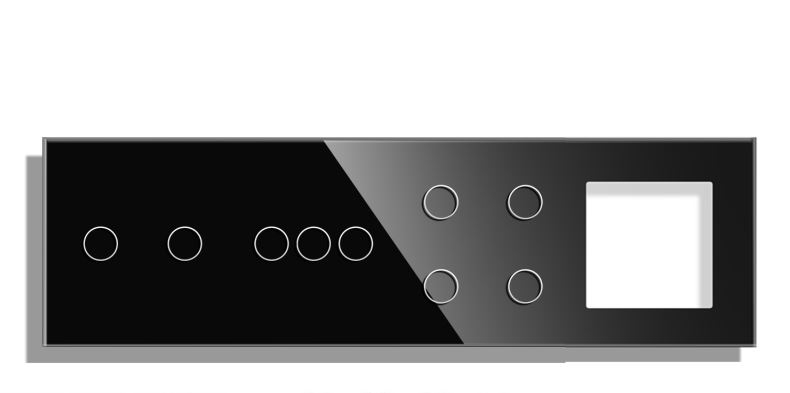 Intrerupator tactil + priza 4 doze configurabil (simple, cap scar/cruce, prize cu wifi, etc). [6]