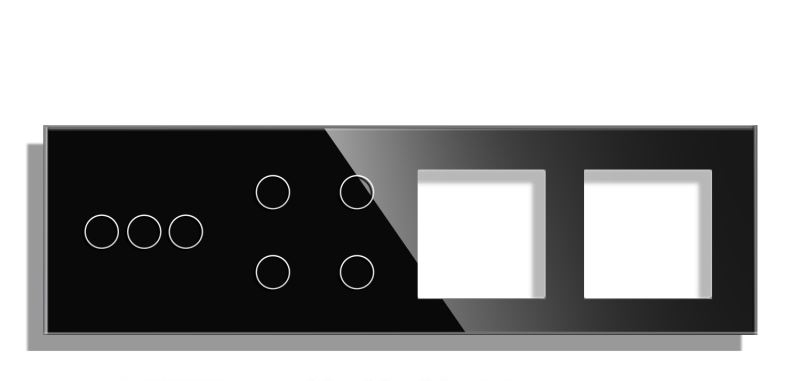 Intrerupator tactil + priza 4 doze configurabil (simple, cap scar/cruce, prize cu wifi, etc) [7]