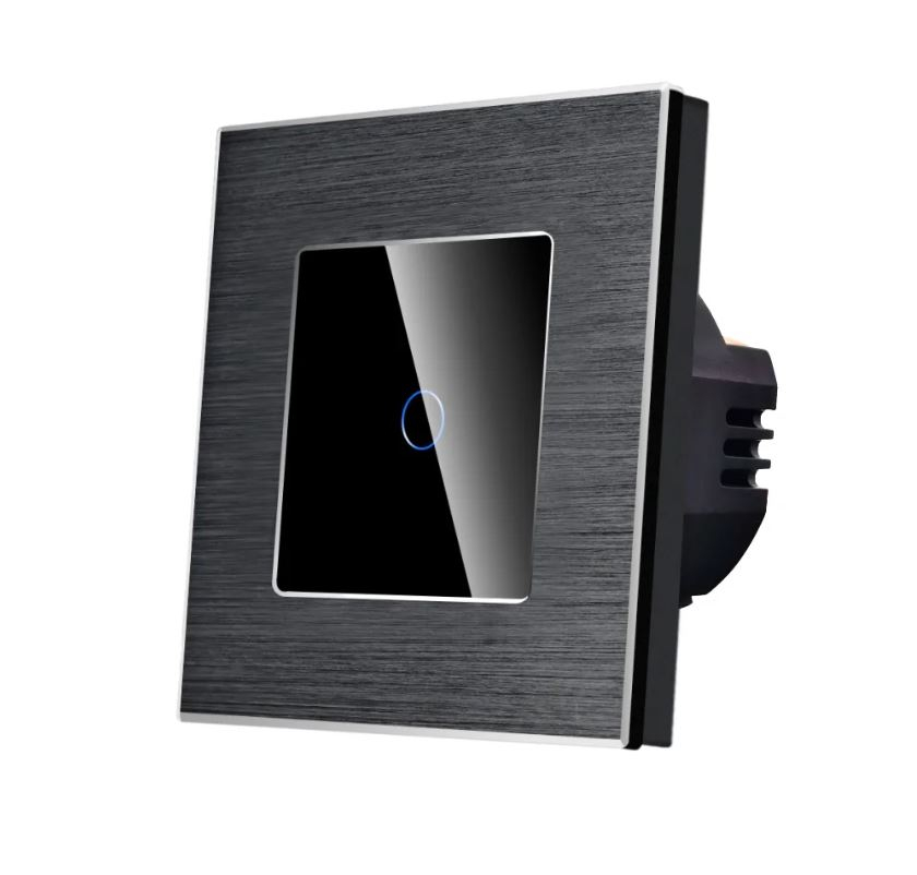 Intrerupator tactil configurabil cu rama de aluminiu (simplu, dublu, triplu, cap scara, dimabil, etc.) [1]