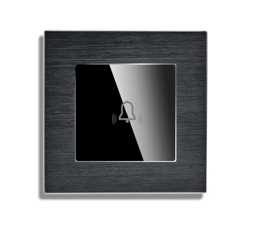 Intrerupator tactil configurabil cu rama de aluminiu (simplu, dublu, triplu, cap scara, dimabil, etc.) [6]