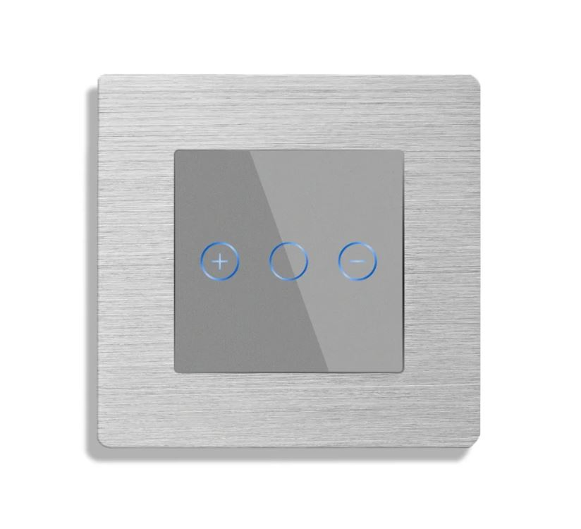 Intrerupator tactil configurabil cu rama de aluminiu (simplu, dublu, triplu, cap scara, dimabil, etc.) [9]