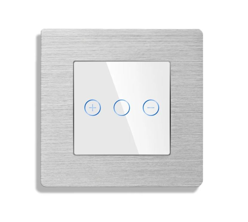 Intrerupator tactil configurabil cu rama de aluminiu (simplu, dublu, triplu, cap scara, dimabil, etc.) [5]